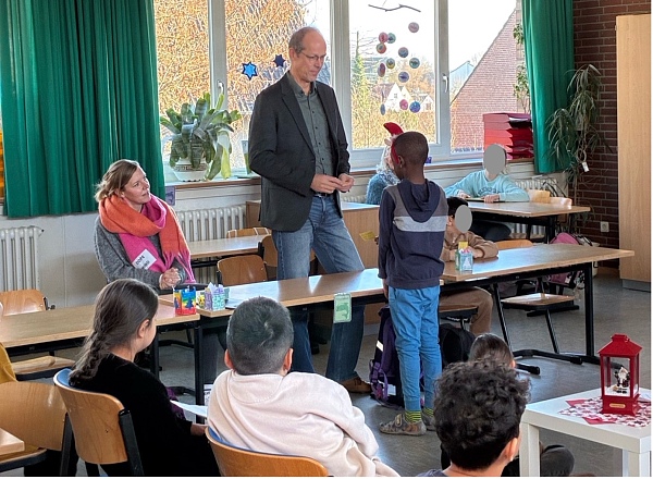 Besuch des neuen Bildungssenators